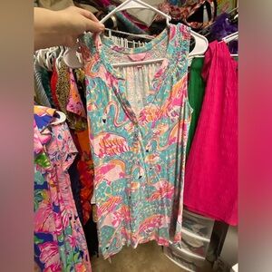Flamingo Lilly Pulitzer dress size small.